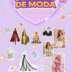 Imagen de portada para Ebook stickers de moda