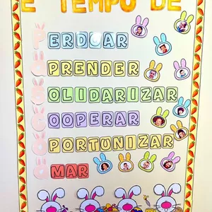 Imagem de capa para o Ebook Painel de Páscoa - Coelho