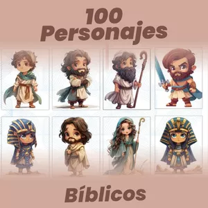 Imagen de portada para Curso online 100 Personajes Bíblicos