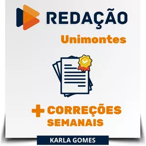 Imagem de capa para o Curso online REDAÇÃO UNIMONTES