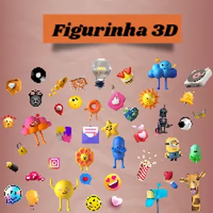 Imagem de capa para o Ebook Figurinhas 3D
