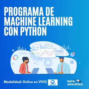 Imagen de portada para Curso online Programa de Machine Learning con Python