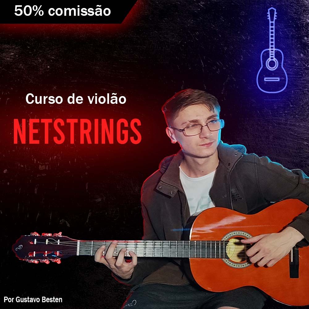 Imagem de Curso de Violão Netstrings criado por Gustavo Besten Stori na hotmart