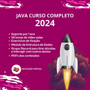 Imagem de capa para o Curso online Java Curso Completo