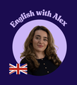English with Alex logo