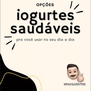 Imagem de capa para o Ebook GUIA DOS MELHORES IOGURTES PRA SUA DIETA