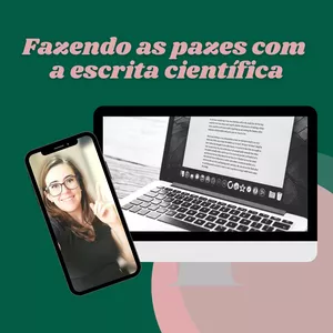 Imagem de capa para o Curso online Fazendo as Pazes com a Escrita Científica