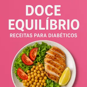 Imagem de capa para o Ebook Doce Equilíbrio: Receitas para Diabéticos