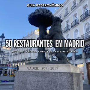 Imagem de capa para o Ebook Guia Gastronômico Madrid - Português 🇧🇷