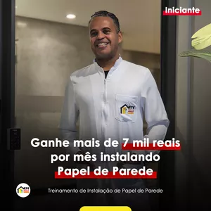 Imagem do curso Curso de Instalação de Papel de Parede Iniciante