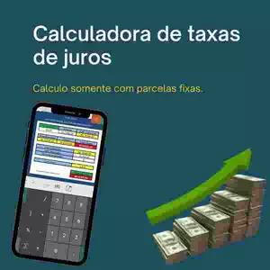 Imagem de capa para o Curso online Calculadora para calcular taxa de juros (Parcelas fixas) 