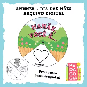 Imagem de capa para o Ebook Lembrancinha Dia das Mães spinner