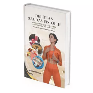 Imagem de capa para o Ebook Delícias Saudáveis - OLIH 