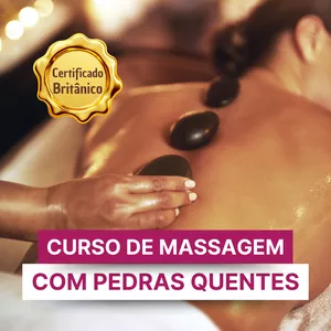Imagem do curso Curso de Massagem com Pedras Quentes com Certificação Britânica