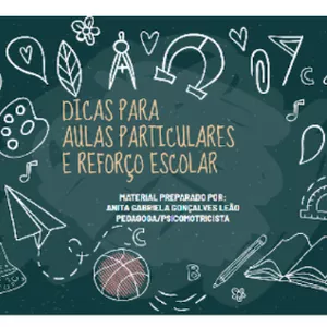 Imagem de capa para o Ebook Dicas de aulas particulares ou reforço escolar.