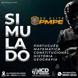 Imagem de capa para o Ebook Super Combo De Simulados PMPE