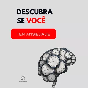 Imagem de capa para o Ebook Descubra se você tem ansiedade