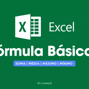 Imagem de capa para o Ebook Excel - Fórmulas Básicas
