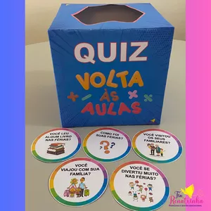 Imagem de capa para o Ebook Quiz Volta Às Aulas