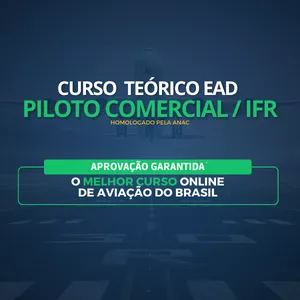 Imagem do curso Curso Teórico de Piloto Comercial