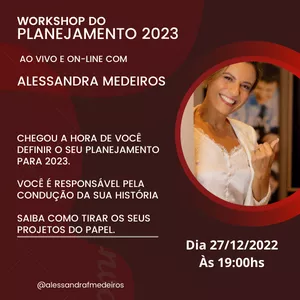 Imagem de capa para o Evento online Workshop do Planejamento 2023