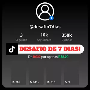 Imagem de capa para o Ebook Desafio 7 dias Para Viralizar no TikTok