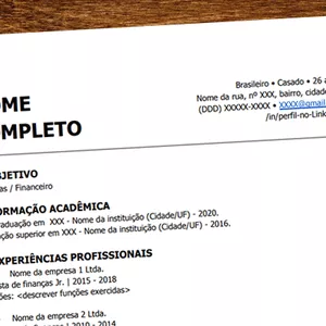 Imagem de capa para o Curso online Como montar um bom Currículo