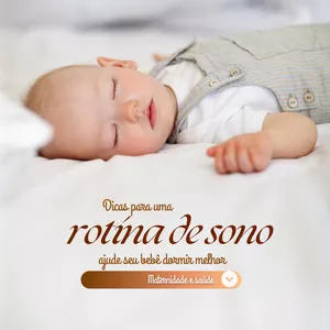 Imagem de capa para o Ebook Sono do bebê: guia para pais 