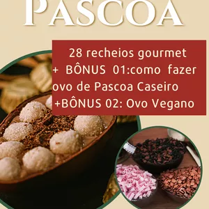 Imagem de capa para o Ebook Ovos de Páscoa Gourmet