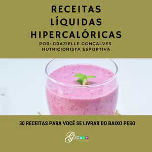 Imagem de capa para o Ebook Receitas Líquidas Hipercalóricas