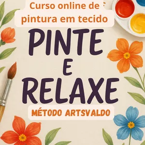 Curso online de pintura em tecido ( Metódo Artsvaldo )
