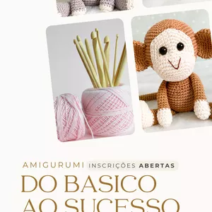Imagem do curso Amigurumi - do Basico ao Sucesso