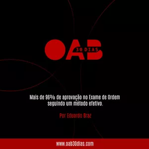Imagem de capa para o Curso online OAB 30 DIAS 