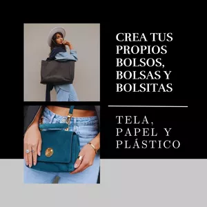 Imagen de portada para Ebook Crea tus propios bolsos, bolsas y bolsitas en tela, papel y plástico 