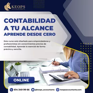 Imagen de portada para Curso online CONTABILIDAD A TU ALCANCE: APRENDE DESDE CERO
