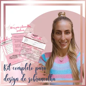 Imagem de capa para o Curso online Material de apoio para design de sobrancelha