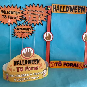 Imagem de capa para o Ebook Halloween Tô Fora