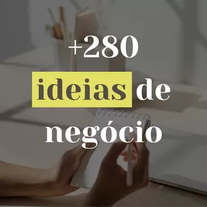 Imagem de capa para o Curso online +280 ideias de negócio rentáveis