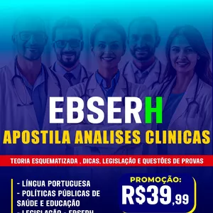 Imagem do curso APOSTILA EBSERH ANALISES CLÍNICAS 2025