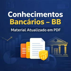 Imagem de capa para o Ebook Conhecimentos Bancários – Banco do Brasil (BB) | Estudo Direcionado e Atualizado 2026