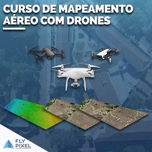 Imagem de capa para o Curso online Mapeamento Aéreo e Topografia com Drones