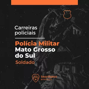 Imagem de capa para o Ebook Combo Resumos Smart Soldado PM/MS