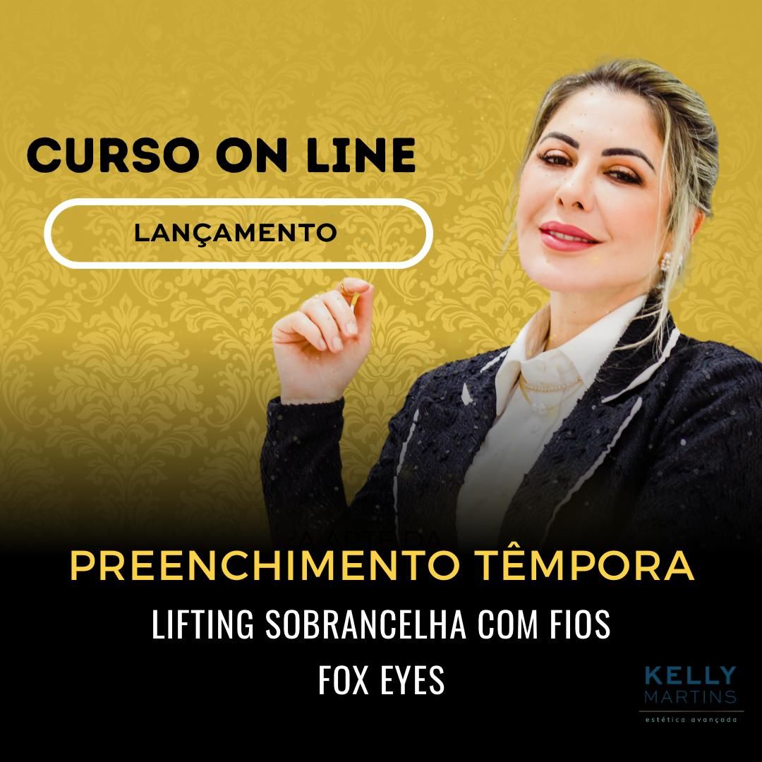 Imagem do curso Preenchimento de têmpora e Lifting de sobrancelha com fios 