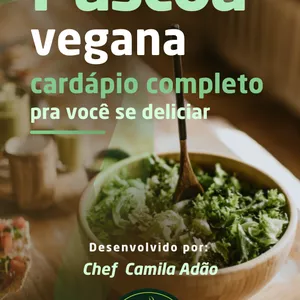 Imagem de capa para o Ebook Páscoa Vegana