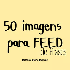Imagem de capa para o Curso online Pack 50 post de frases para FEED