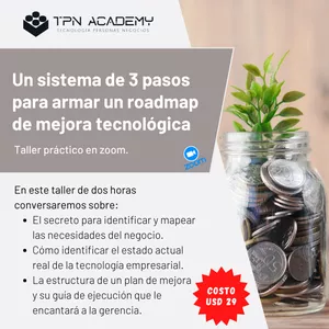 Imagen de portada para Evento online Roadmap tecnológico en tres pasos
