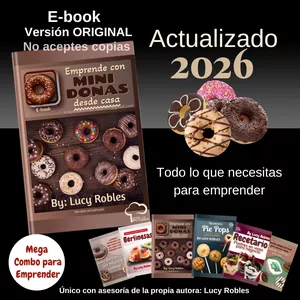 Imagen de portada para Ebook Emprende con MINI DONAS desde casa. E-book versión original Lucy Robles