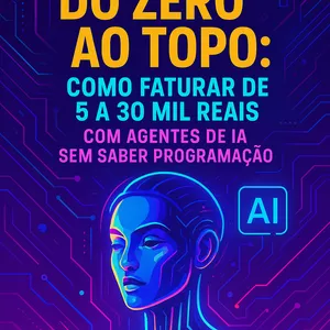 Imagem de capa para o Ebook Do Zero ao Topo com IA: Como Faturar até R$30 Mil com Inteligência Artificial Sem Ser Programador