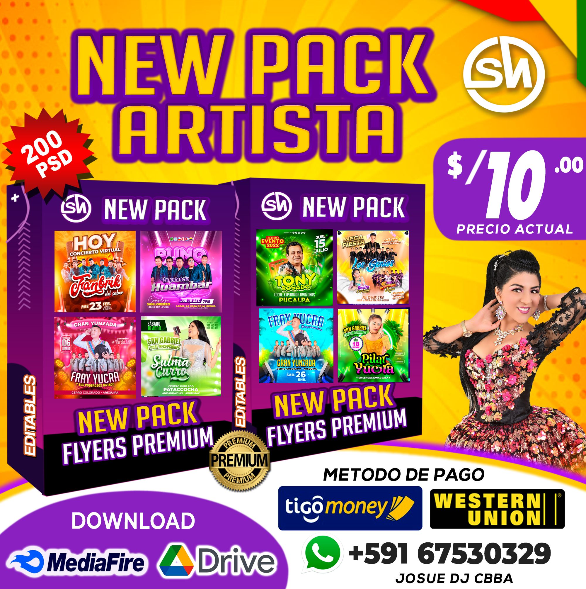 EDITABLE ARTIST TEMPLATES (PSD)