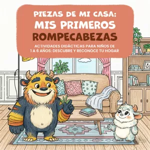 Imagen de portada para Ebook MI CASA, MI MUNDO: MIS PRIMEROS ROMPECABEZAS